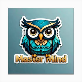 Master Mind Owl Canvas Print