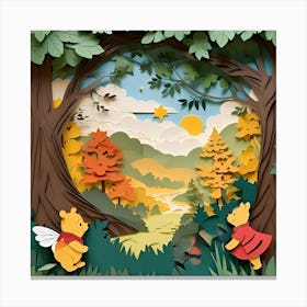 Winnie The Pooh Canvas Print