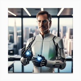 Futuristic Man 192 Canvas Print