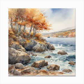 Rocky Shore 2 Canvas Print