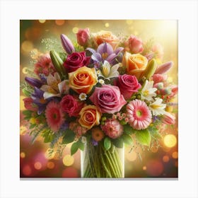 Bouquet Of Flowers 2 Canvas Print