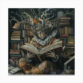 Bookworm Canvas Print