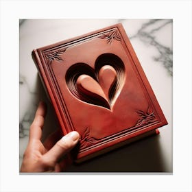 Heart Shaped Book 4 Canvas Print