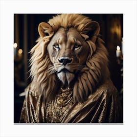 King Lion Canvas Print