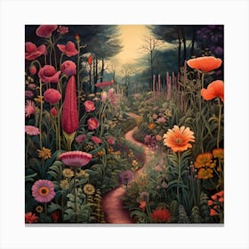 Into The Garden Canvas Print