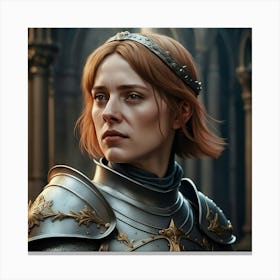Joan of Arc guardian of the realm Canvas Print