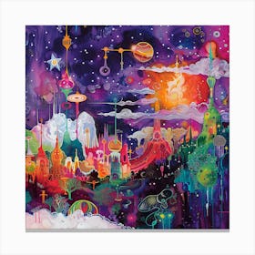 Csgboss Paint An Intricate Illustration Of A Carnival Where Rea Edc81181 0635 4d61 Bc32 2d3d9ea4627c Canvas Print