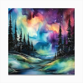 Aurora Bore Canvas Print
