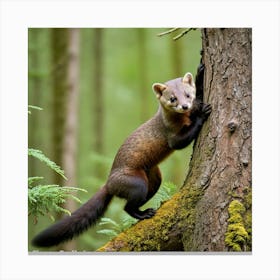 Weasel 3 Canvas Print