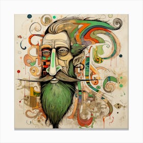 Man With A Mustache 1 Canvas Print