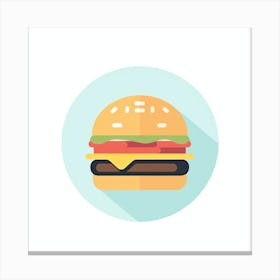 Hamburger Icon Canvas Print