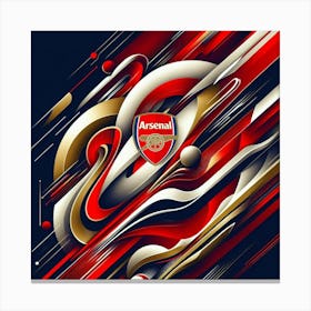 Arsenal F.C Logo Wall Art 21 Canvas Print