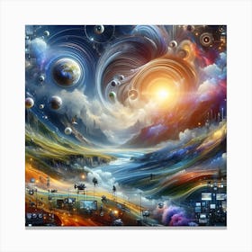 Spacescape Canvas Print