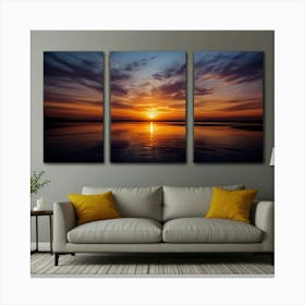 Beautiful Living Room Canvas Art 1 Canvas Print