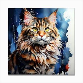 Coon Cat 2 Canvas Print