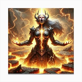 Queen Sorath Mantle Conquest Canvas Print