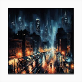 Night City Canvas Print