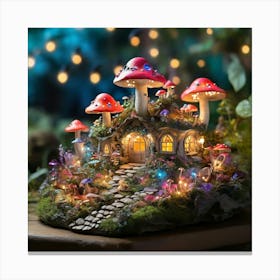 Fairy Garden paintings art print 7 Canvas Print