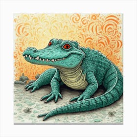 Alligator Canvas Print