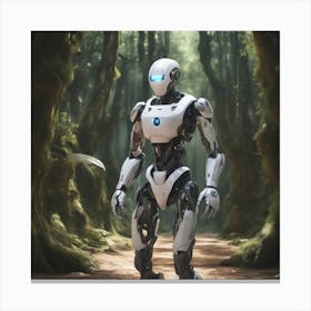 A Highly Advanced Android With Synthetic Skin And Emotions, Indistinguishable From Humans 17 Canvas Print