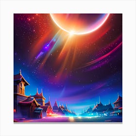 Night sky Canvas Print