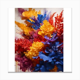 Colorful Flowers 3 Canvas Print