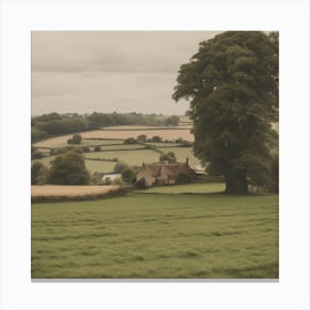 Cotswold Countryside Canvas Print