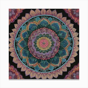 Mandala Art Print 3 Canvas Print