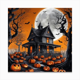 Haunted House 15 Canvas Print