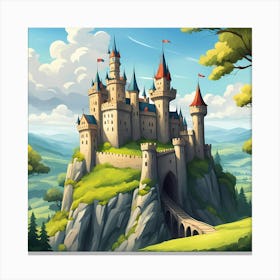 Fairytale Castle Canvas Print