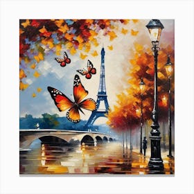 Paris Eiffel Tower 98 Canvas Print