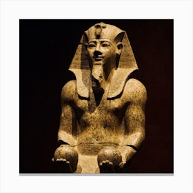 Egyptian Statue Canvas Print