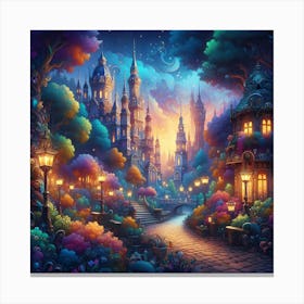 Fairytale Castle 1 Canvas Print