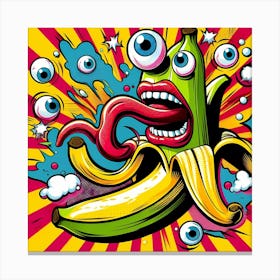 Banana Monster Canvas Print