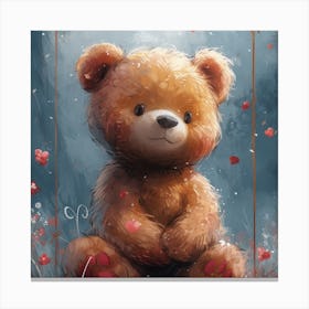 Magic Teddy Bear Canvas Print