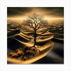 Desert Tree 1 Canvas Print