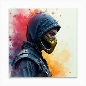 Mortal Kombat Ninja Fighter Concept Art (378) Canvas Print