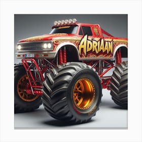 Monster Truck Canvas Print