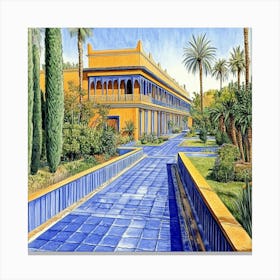 Palace Of Medina Art Canvas Print