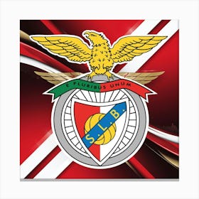 S.L. Benfica Logo Wall Art 5 Canvas Print