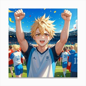 Sports Festival Victory Canvas Print