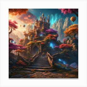 Fairytale Castle 1 Canvas Print