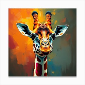 Giraffe 10 Canvas Print