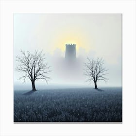 Castle In The Mist 1 Canvas Print