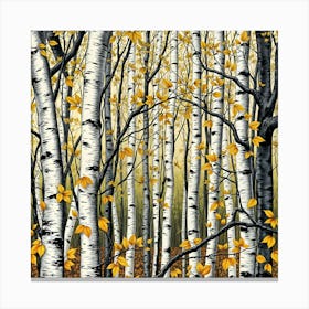 Birch Forest 2 Canvas Print