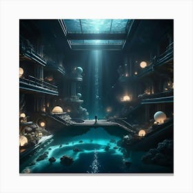 Depths Of The Imagination 9 Canvas Print