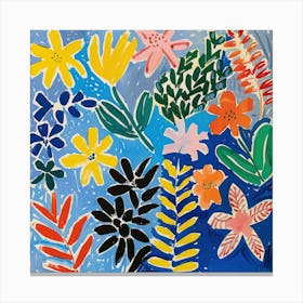 Spring Flowers Painting Matisse Style 3 Canvas Print