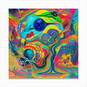 Psychedelic Painting 2 Canvas Print