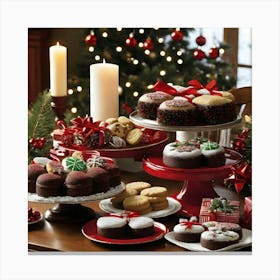 Christmas Desserts 6 Canvas Print