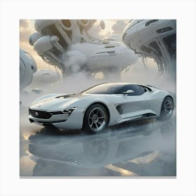 Futuristic Car Canvas Print